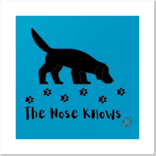 Black Dog Nose Knows Posters and Art